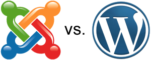 joomla vs wordpress 300x121